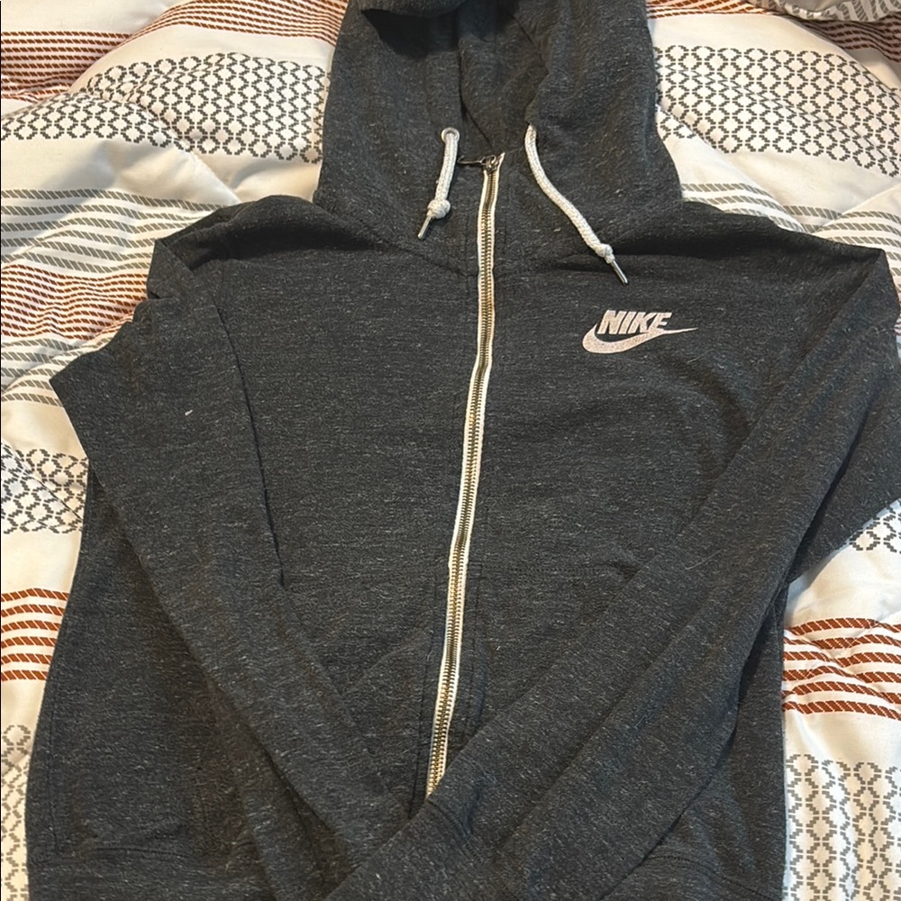 Nike Charcoal Full-Zip Hoodie